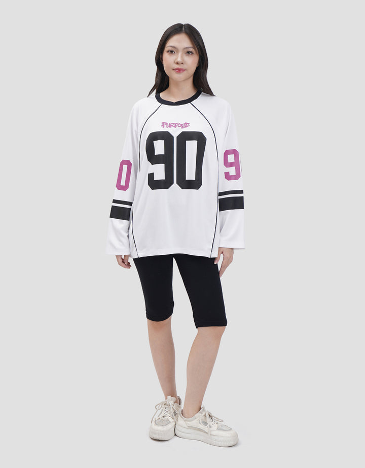 Nevada Oversize Polymesh Purpose Kaos Wanita