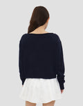NEVADA STAY WILD SWEATER CROP WANITA