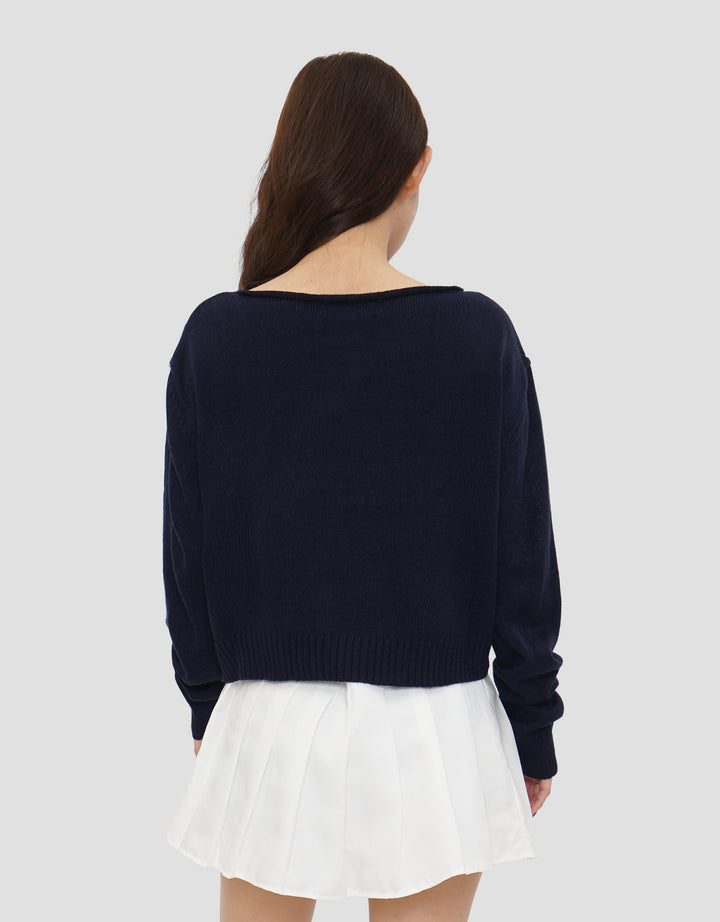 NEVADA STAY WILD SWEATER CROP WANITA