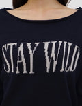 NEVADA STAY WILD SWEATER CROP WANITA