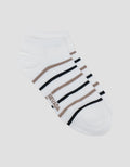 Nevada Ankle Stripe Kaus Kaki Wanita