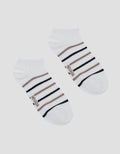 Nevada Ankle Stripe Kaus Kaki Wanita
