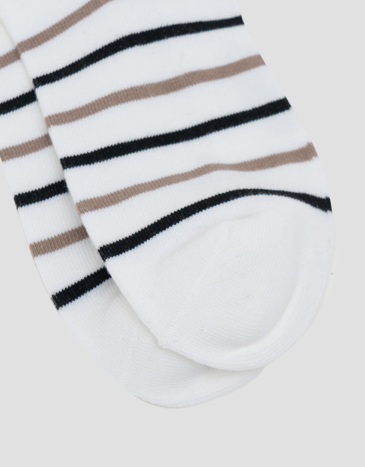 Nevada Ankle Stripe Kaus Kaki Wanita
