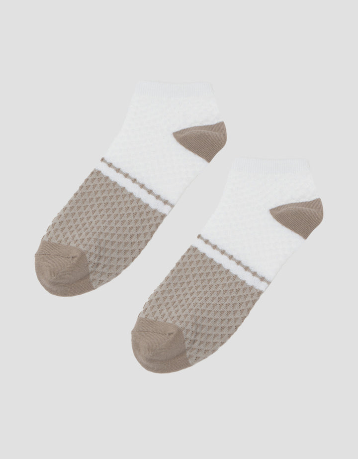 Nevada Ankle Color Block Kaus Kaki Wanita