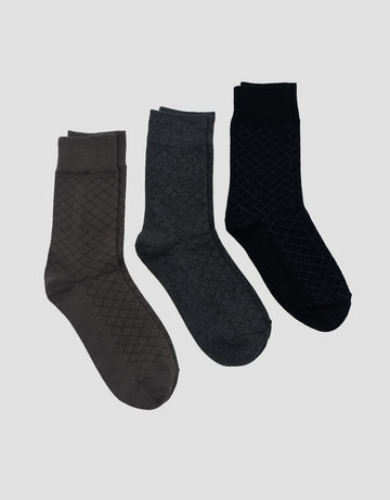 COLE 3PK QUARTER CASUAL CROSS LINE KAUS KAKI PRIA
