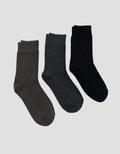 Cole 3Pk Quarter Casual Cross Line Kaus Kaki Pria