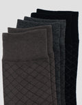 Cole 3Pk Quarter Casual Cross Line Kaus Kaki Pria