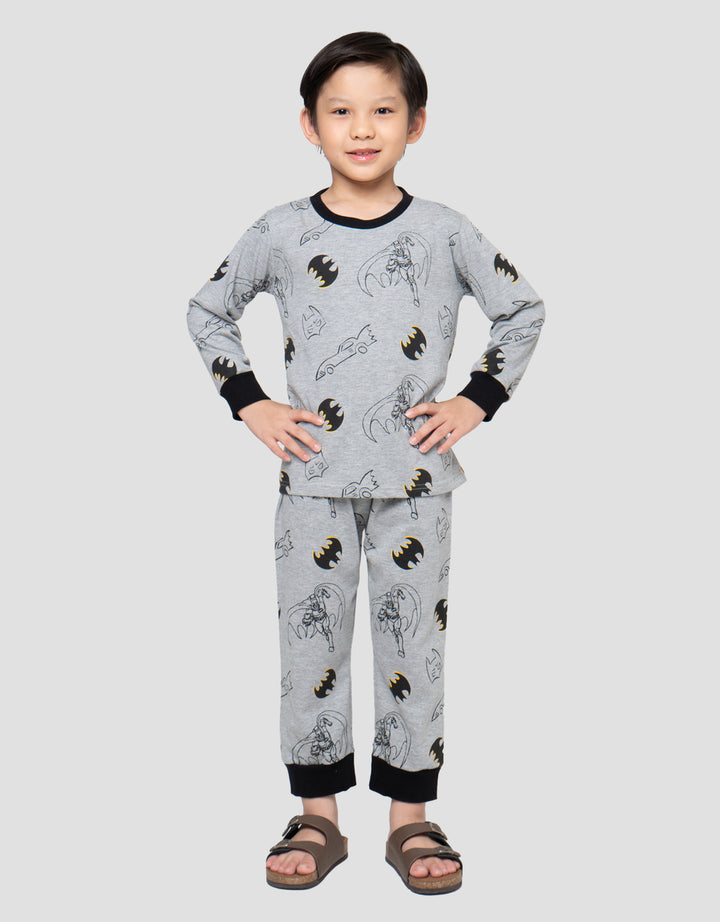 Character Batman Pakaian Setelan Piyama Anak Laki-Laki