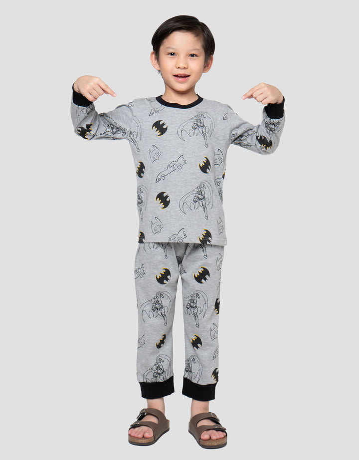 Character Batman Pakaian Setelan Piyama Anak Laki-Laki