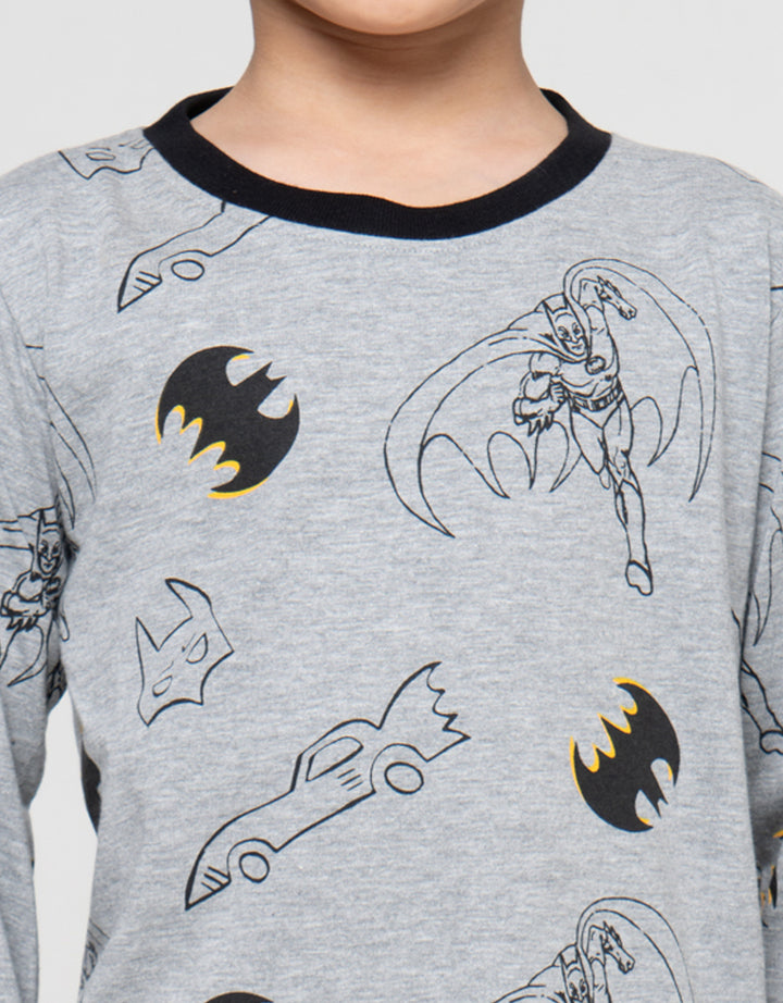 Character Batman Pakaian Setelan Piyama Anak Laki-Laki