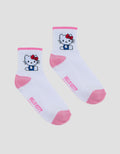 Character Print Hello Kitty Kaus Kaki Anak Perempuan