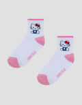 Character Print Hello Kitty Kaus Kaki Anak Perempuan