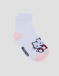 Character Print Hello Kitty Kaus Kaki Anak Perempuan
