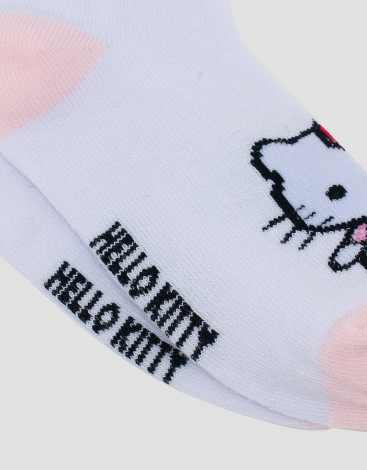 Character Print Hello Kitty Kaus Kaki Anak Perempuan