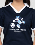 Disney Trophy Collar Minnie Sport Kaos Anak Perempuan