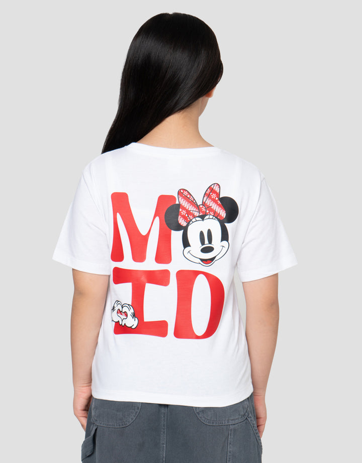 DISNEY MINNIE BATIK KAOS ANAK PEREMPUAN