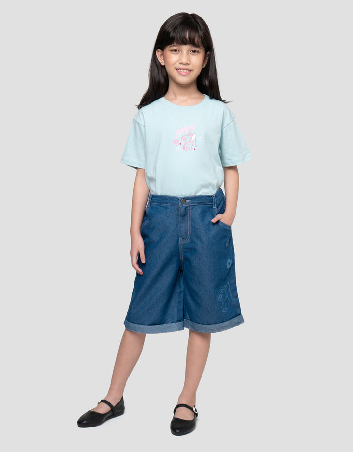 Disney Stitch Celana Jeans Anak Perempuan