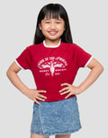 Character Raglan Harry Potter Print Kaos Anak Perempuan