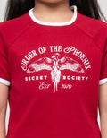 Character Raglan Harry Potter Print Kaos Anak Perempuan
