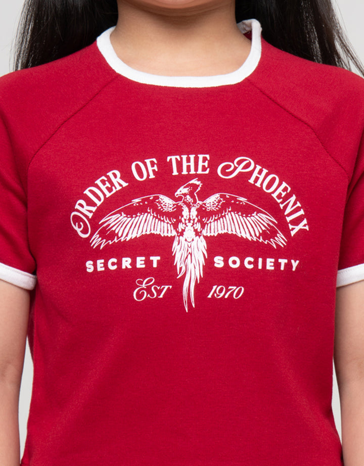 Character Raglan Harry Potter Print Kaos Anak Perempuan