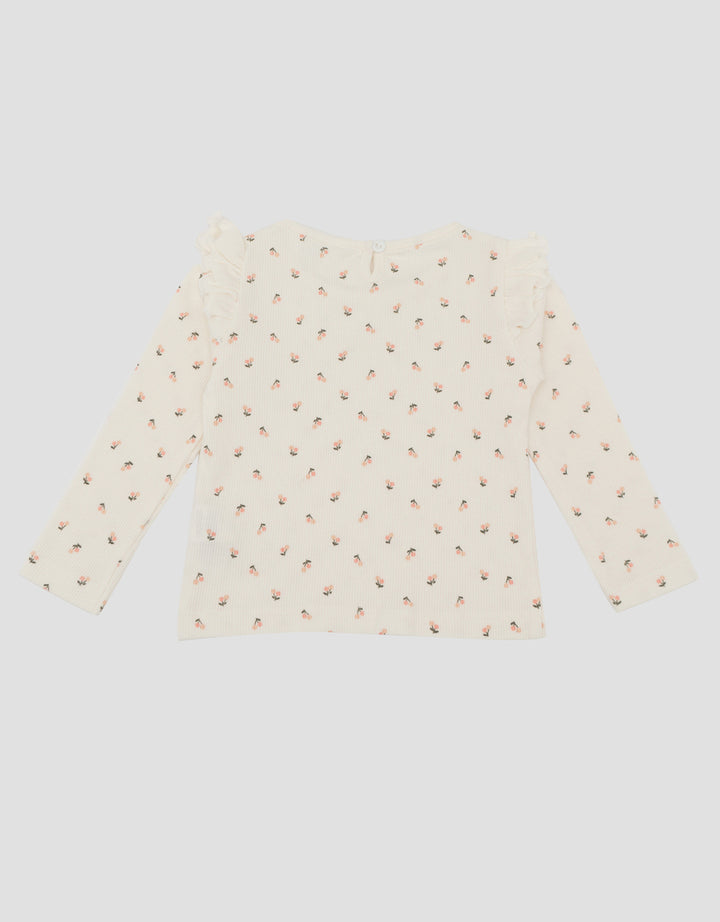 Little M Rib Fullprint Cherry Kaos Bayi