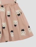 Little M Jersy Cats Midi Dress Bayi
