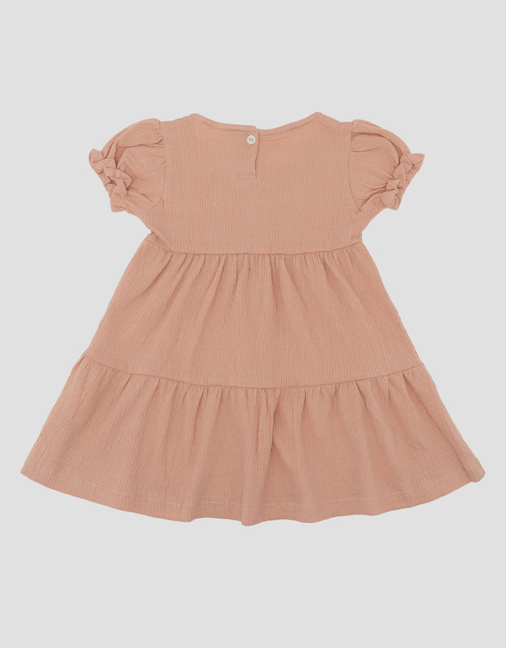 Little M Textured Cringkle Dress Bayi