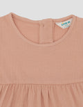 Little M Textured Cringkle Dress Bayi