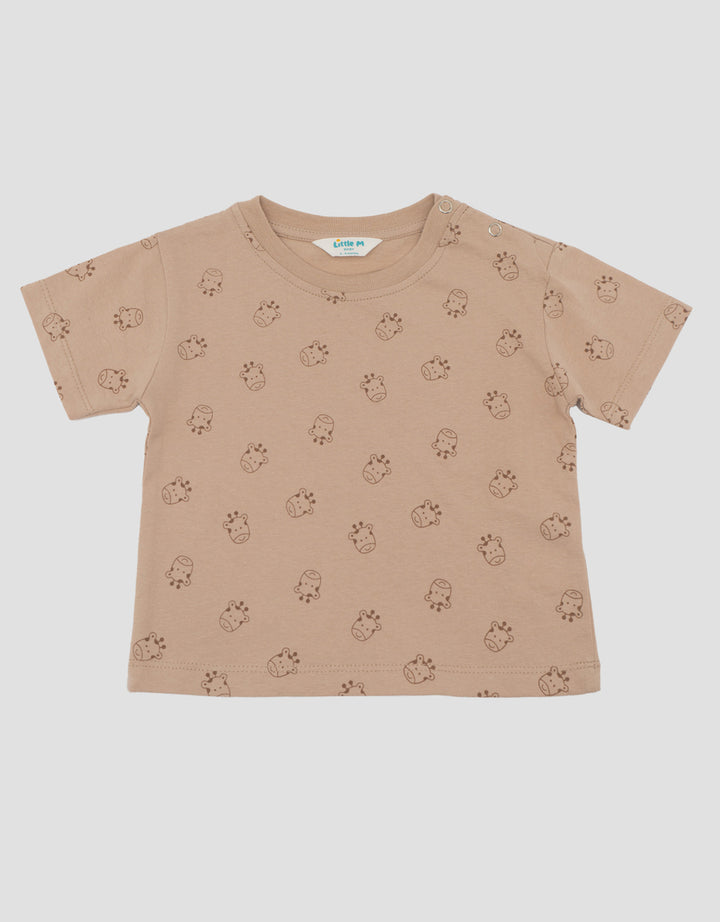 Little M Fullprint Giraffe Kaos Bayi