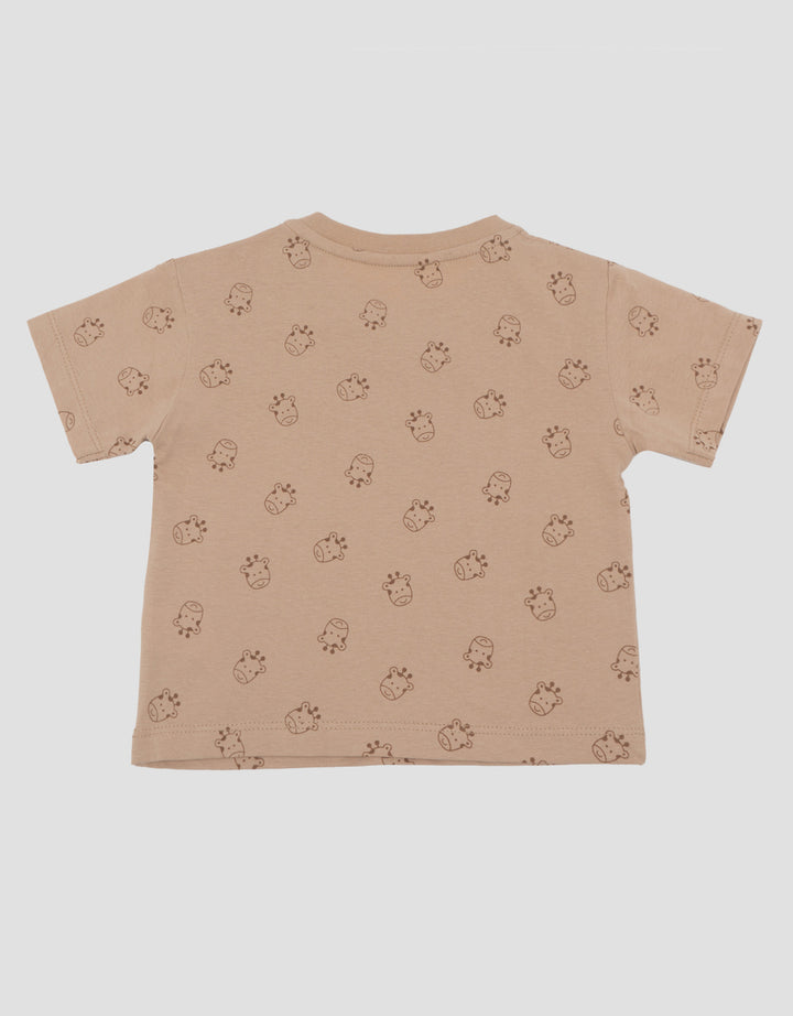 Little M Fullprint Giraffe Kaos Bayi