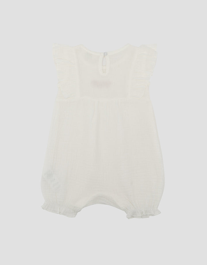 Little M Crinkle Embro Romper Bayi