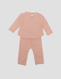 Little M Waffle Embro Set Pakaian Bayi