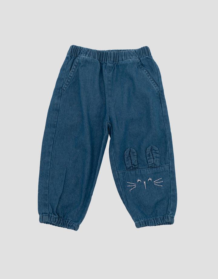 Little M Baloon Bunny Celana Jeans Bayi