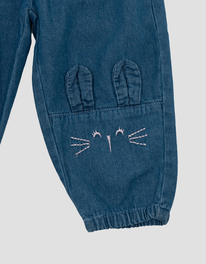 Little M Baloon Bunny Celana Jeans Bayi