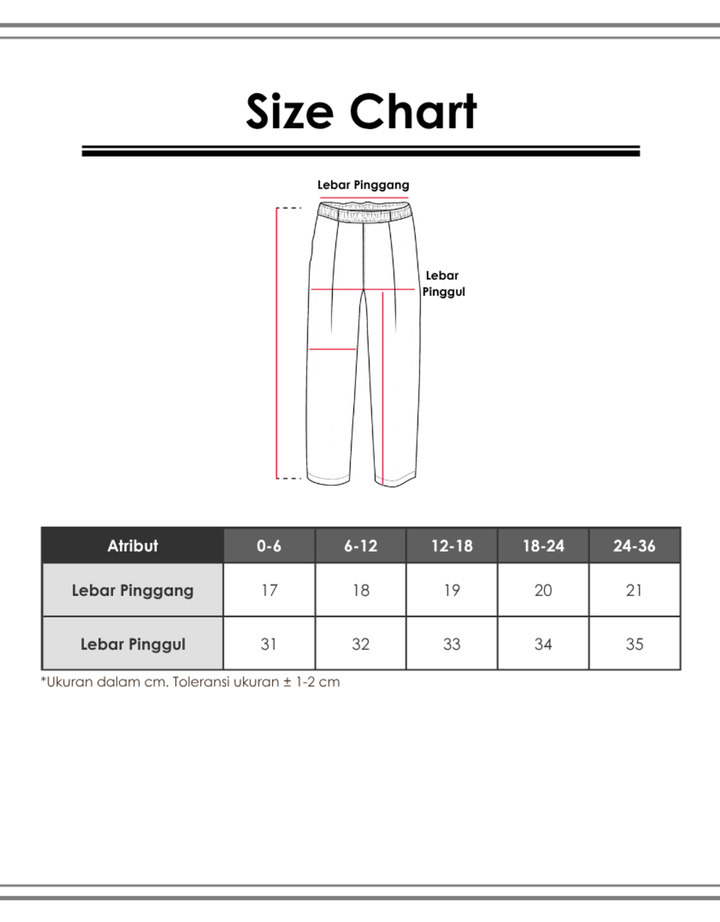 Little M Twill Stretch Celana Bayi