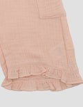Little M 2Pc Double Layers With Embro Jumpsuit Overall Bayi