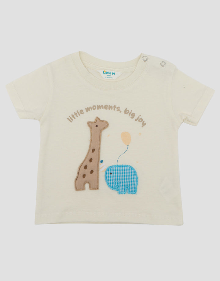 Little M Applique Giraffe Kaos Bayi