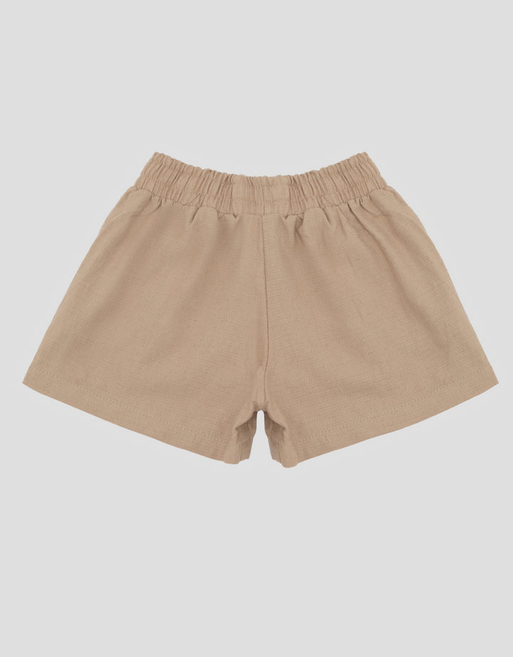 Little M Woven Textured Veneta Celana Pendek Bayi