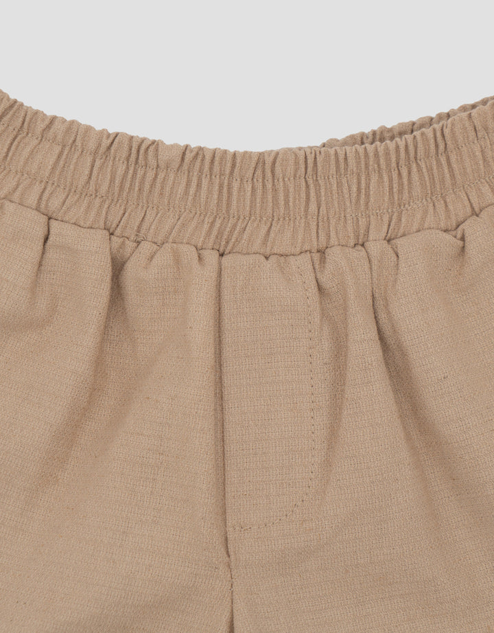 Little M Woven Textured Veneta Celana Pendek Bayi