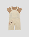 Little M Tiger Embro Overall Cordu Bayi