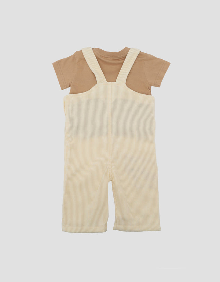Little M Tiger Embro Overall Cordu Bayi