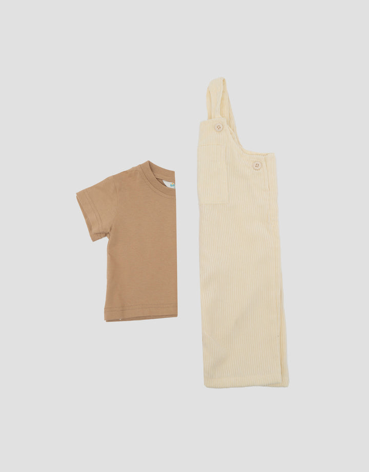 Little M Tiger Embro Overall Cordu Bayi