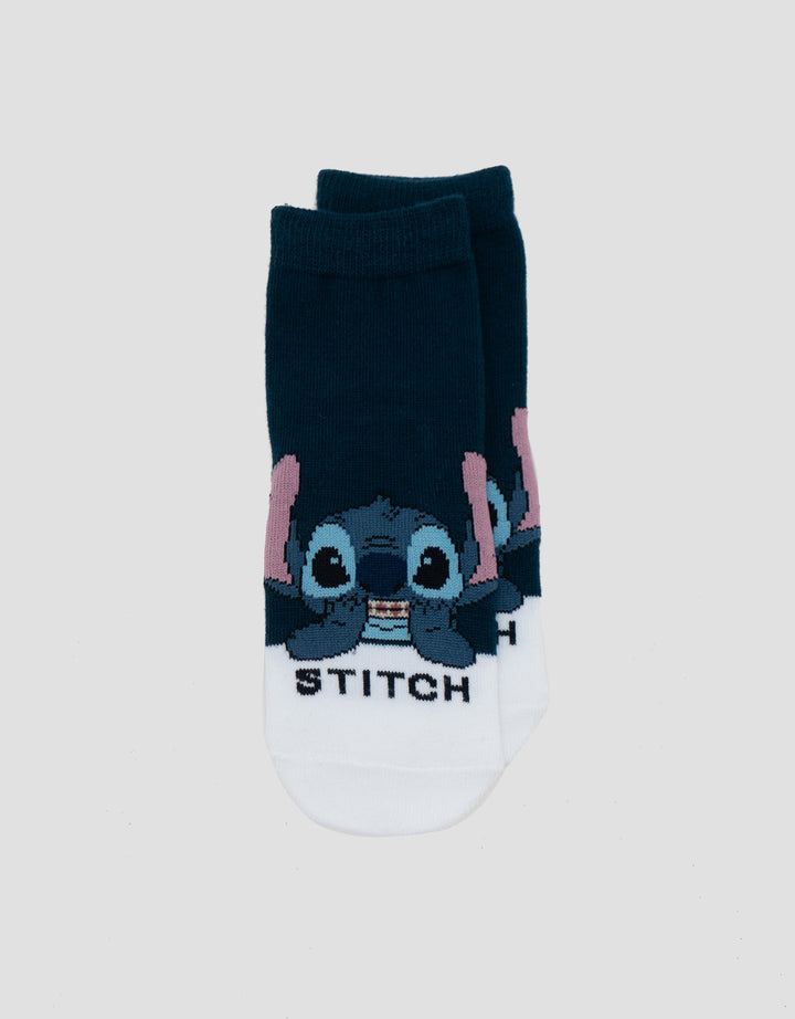 Disney Print Stitch Kaus Kaki Anak Perempuan