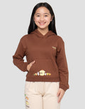 Character Pompompurin Sweater Hoodie Anak Perempuan