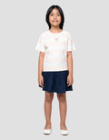 Character Stripe Pompompurin Kaos Anak Perempuan