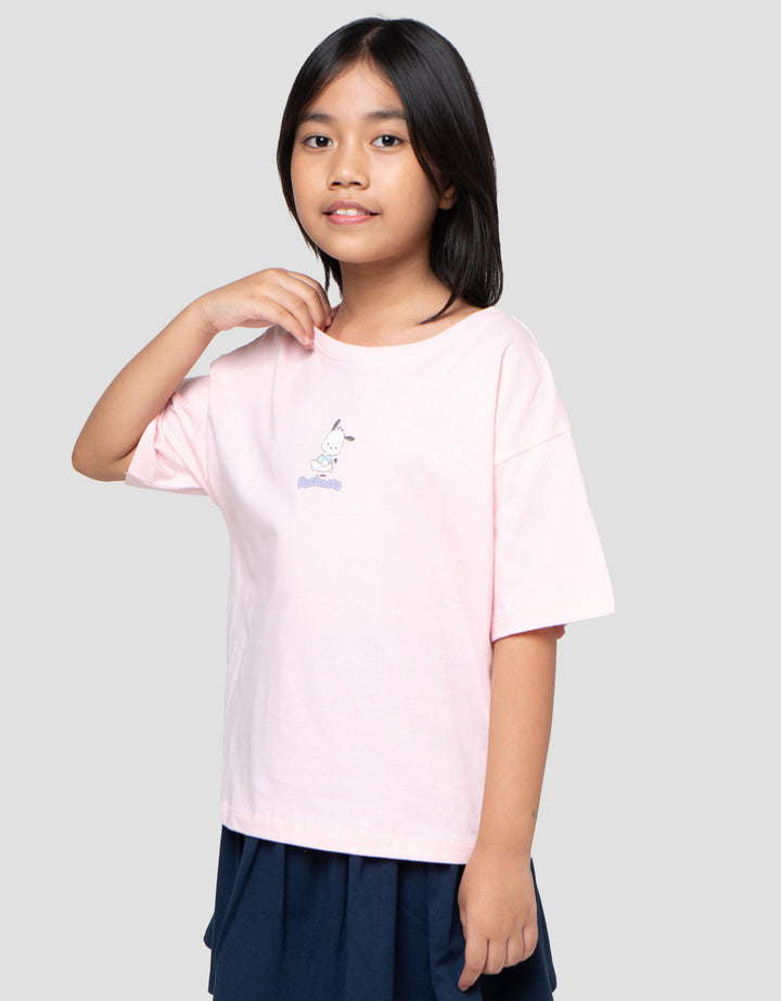 Character Pochacco Kaos Anak Perempuan