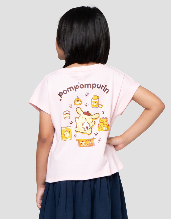 Character Pompompurin Kaos Anak Perempuan