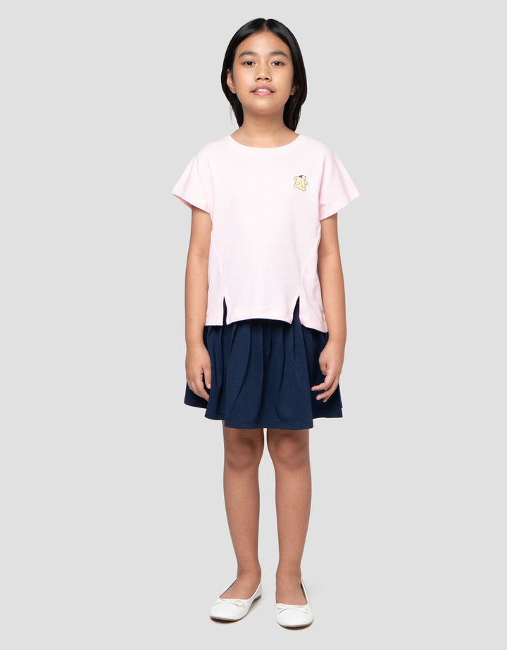 Character Pompompurin Kaos Anak Perempuan
