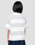 Character Polo Stripe Pochacco Kaos Anak Perempuan