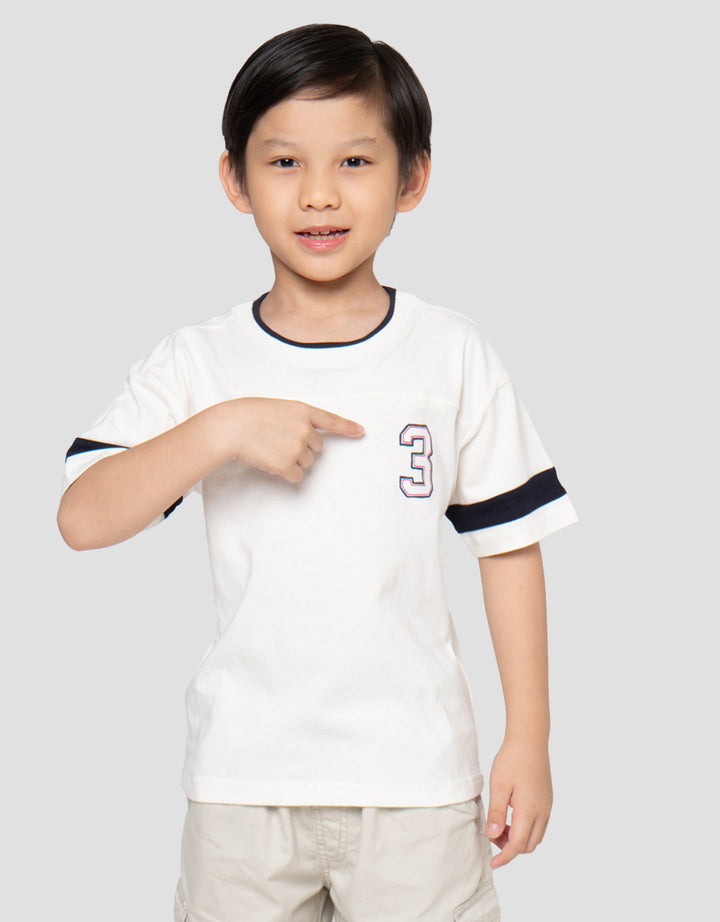 Little M Cut Sewn No 3 Komb Tgn Kaos Oversize Anak Laki-Laki